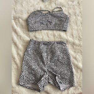 Polka Dot Workout Set